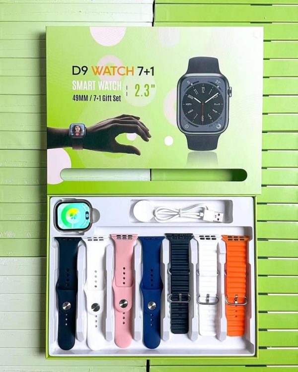 D9 Ultra Smart Watch Series 9 – 2.09″ – Sport, Fitness, Bluetooth Call Smartwatch For Men Women (random Color)