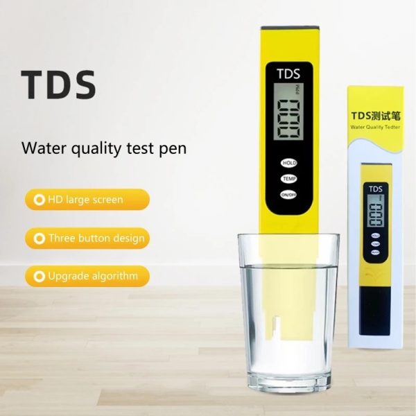 TDS Meter Digital Lcd Pen Tester | Water Quality Monitor Purity Measure Tool